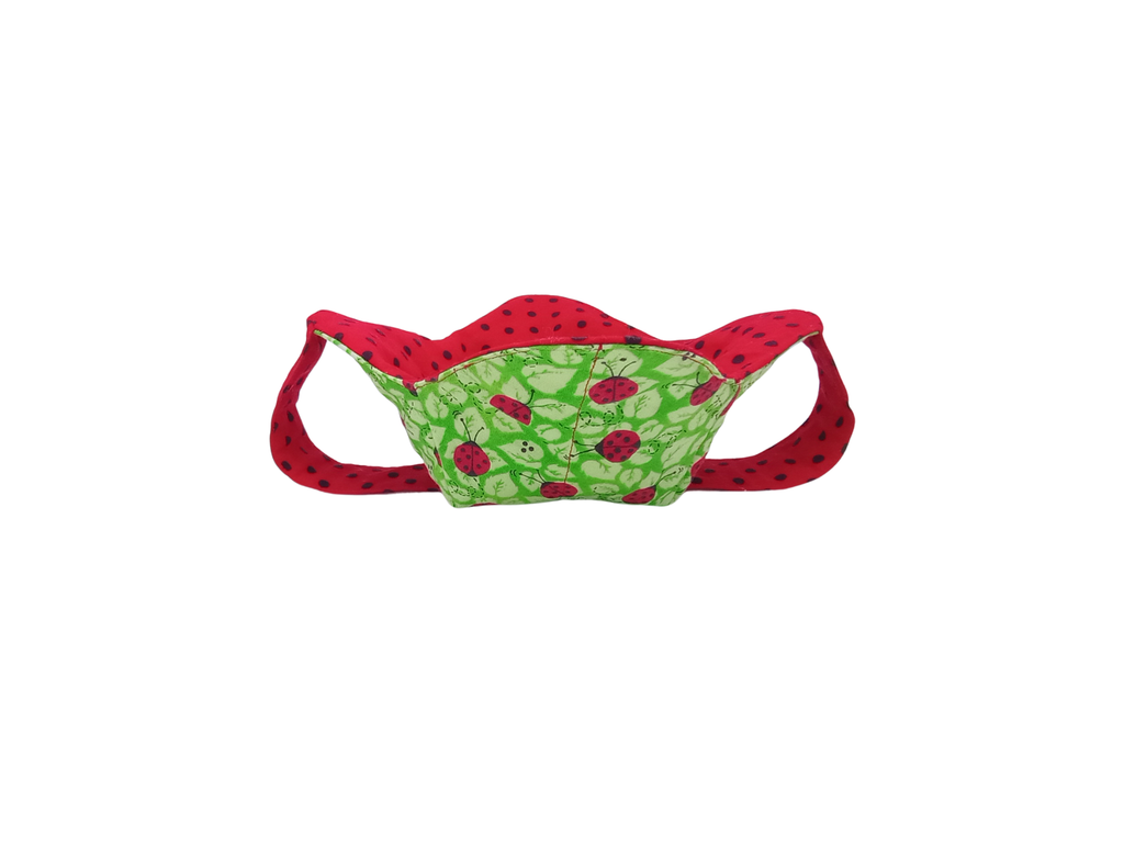 Ladybugs & Polka Dots Bowl Cozy - Microwavable Hot Pad with Hand Support