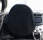 Black Steering Wheel Slip on Cover