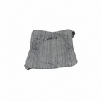 Grey Fabric with lines, hot pad for a plate