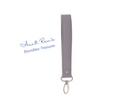 Grey Wristlet Keychain