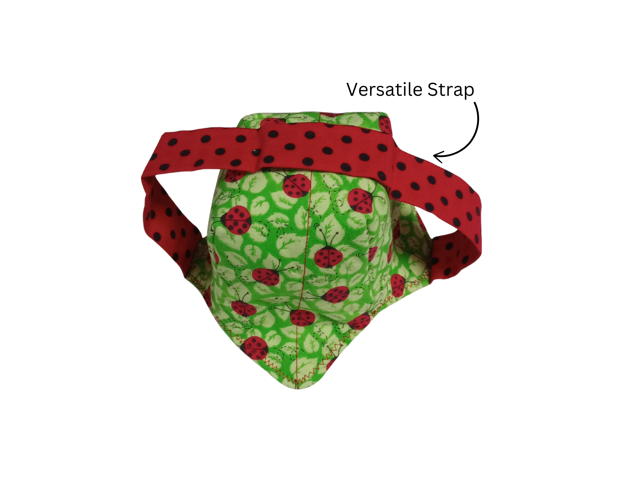 Ladybugs & Polka Dots Reversible Pint Size Cozy with Hand Support