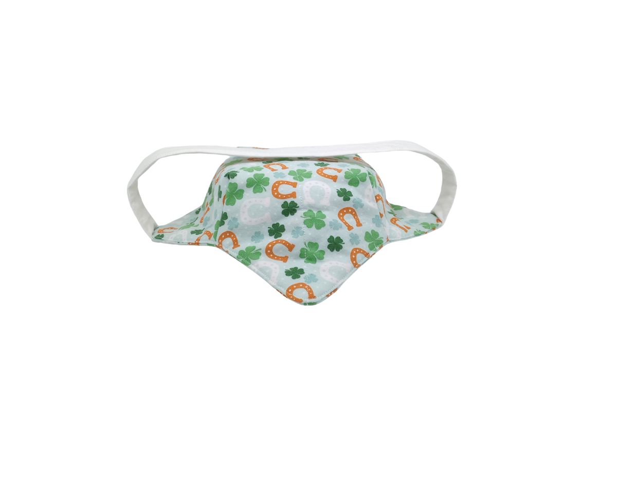Shamrocks & Horseshoes Bowl Cozy - Microwavable Hot Pad with Hand Support