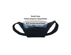 Black Bowl Cozy - Microwavable Hot Pad with Hand Support