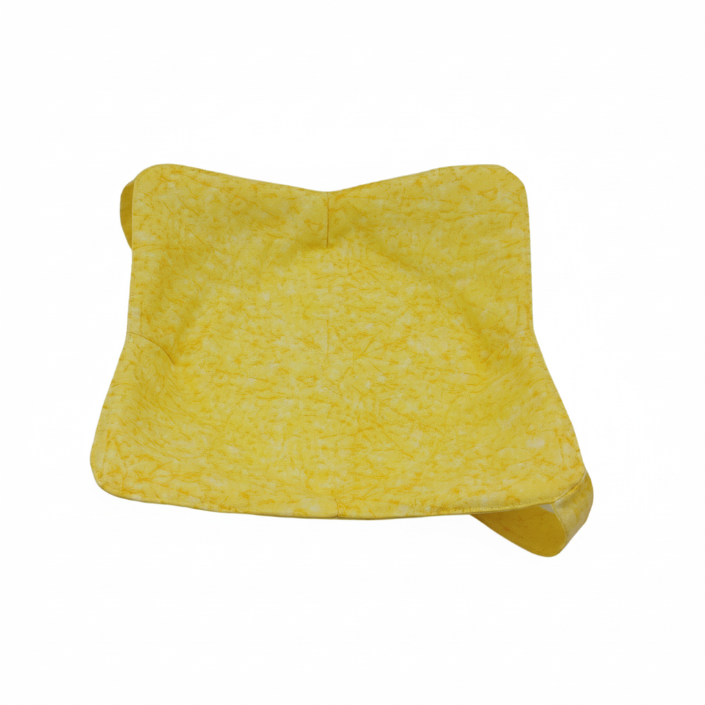 Bright Yellow fabric plate holder