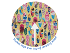 Steering Wheel Sunshade Cover: Surfboards