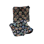 Sugar Skulls Bowl Cozy with Hand Support, Microwavable Hot Pad