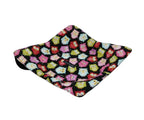 colorful owl fabric plate holder