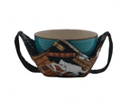Playful Kittens Bowl Cozy with Hand Support, Microwavable Hot Pad